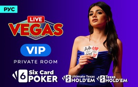 live vegas six card poker